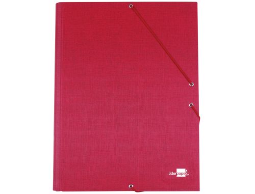 Pasta de elasticos liderpapel, paper coat, folio, vermelho , Liderpapel , 24740 , 8423473247406